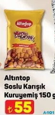 ALTINTOP SOSİU KARIŞIK KURUYEMİŞ 150 G fiyat ve kampanya bilgisi